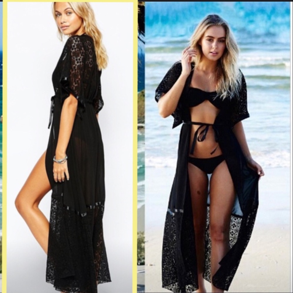 Clearance Chiffon long bikini  swim coverup